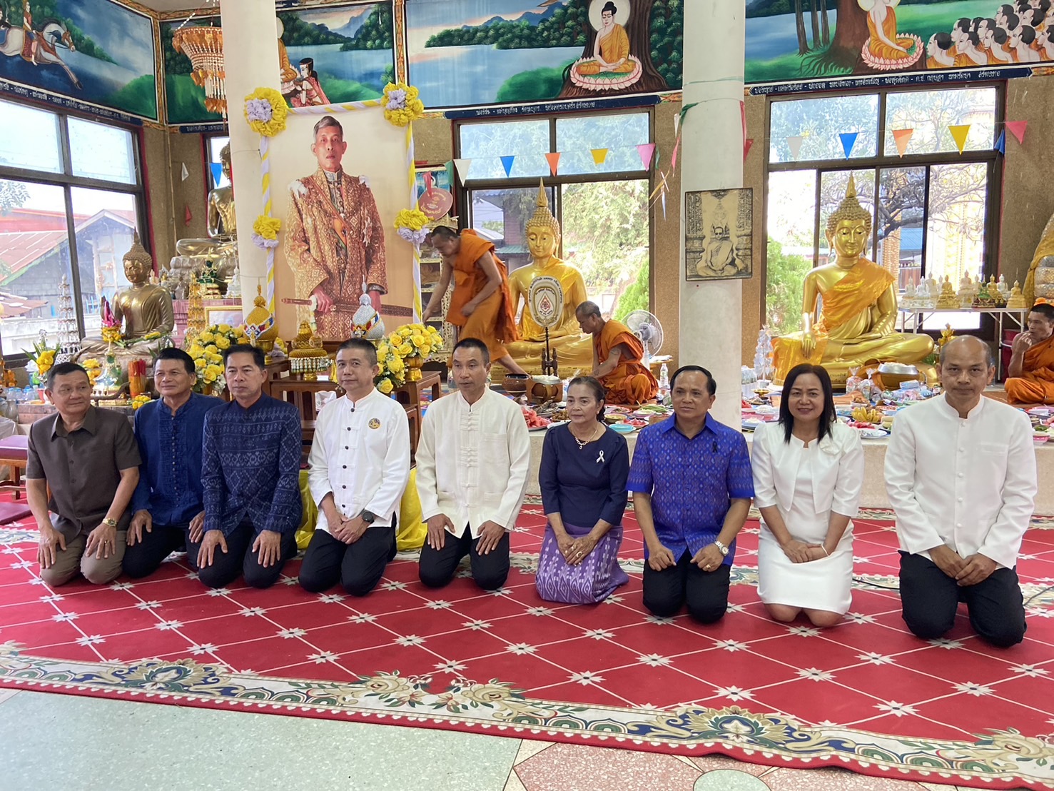 พช.ชื่นชม จังหวัดมหาสารคาม เข้าร่วมโครงการนุ่งผ้าไทยใส่โสร่ง ใส่บาตร เพื่อขับเคลื่อนโครงสร้างความปรองดองสมานฉันท์ โดยใช้หลักธรรมทางพระพุทธศาสนาหมู่บ้านศีล 5 เพื่อขยายผลสู่หมู่บ้านศรีธรรม