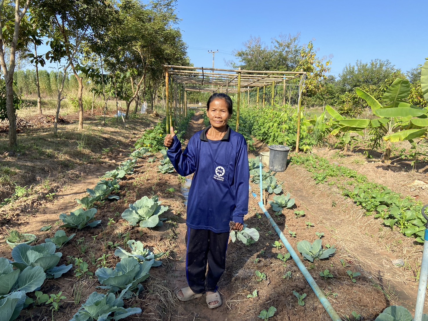 พช.อำเภอชื่นชม ลงพื้นที่ติดตามการดำเนินงาน ศูนย์เรียนรู้ หมู่บ้านเศรษฐกิจพอเพียง ประจำปี 2569