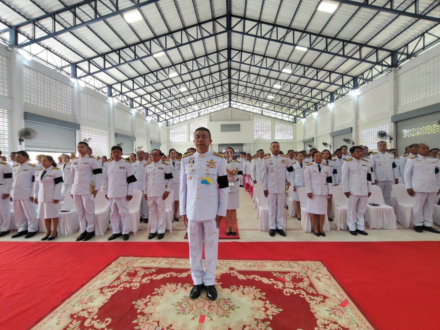 พช.ชื่นชม จังหวัดมหาสารคาม  ร่วมพิธีเฉลิมพระเกียรติ เนื่องในโอกาสพระราชพิธีมหามงคลเฉลิมพรรษา๔ รอบ สมเด็จพระนางเจ้าฯ พระบรมราชินี ๓ มิถุนายน ๒๕๖๙